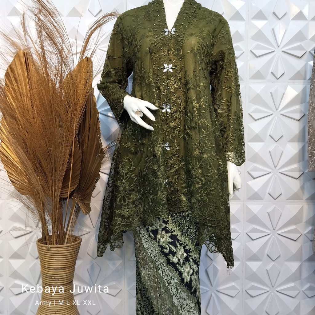 Jual Aywears Set Kebaya Tulle Non Glitter Busui Juwita Kebaya Tunik