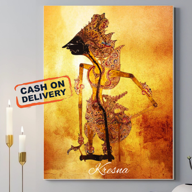 Jual Poster Wayang Kulit Kresna Untuk Hiasan Dinding Dan Wall Dekor