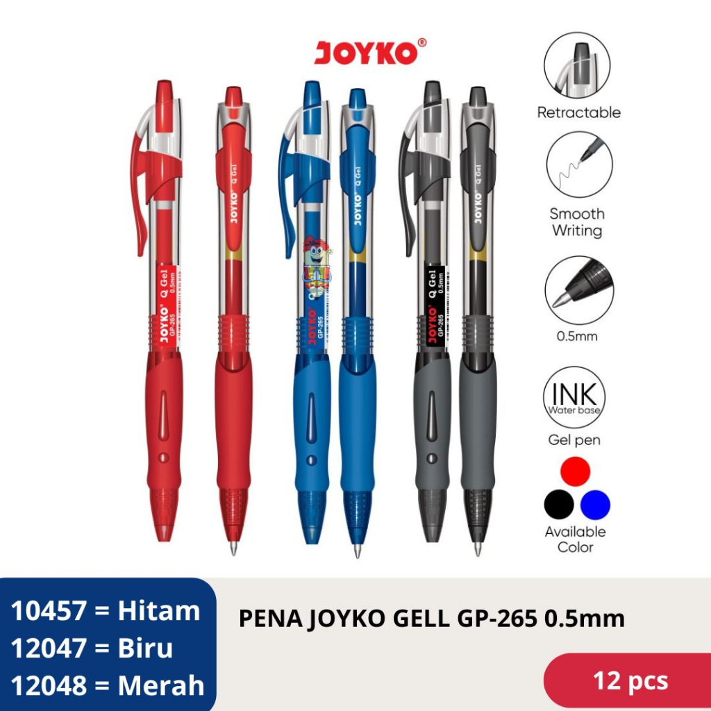 Jual Pulpen Pena Bolpoint Joyko Gp Mm Cetek Pak Shopee Indonesia