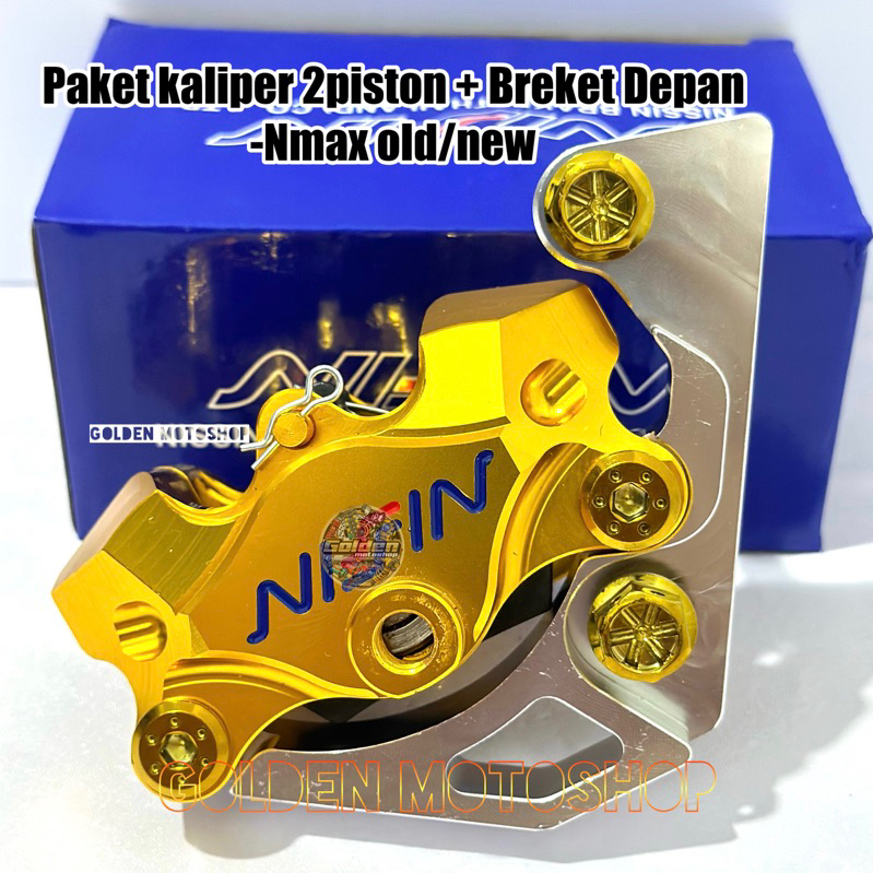 Jual Paket Kaliper 2 Piston Breket Kaliper Depan Nmax Old New