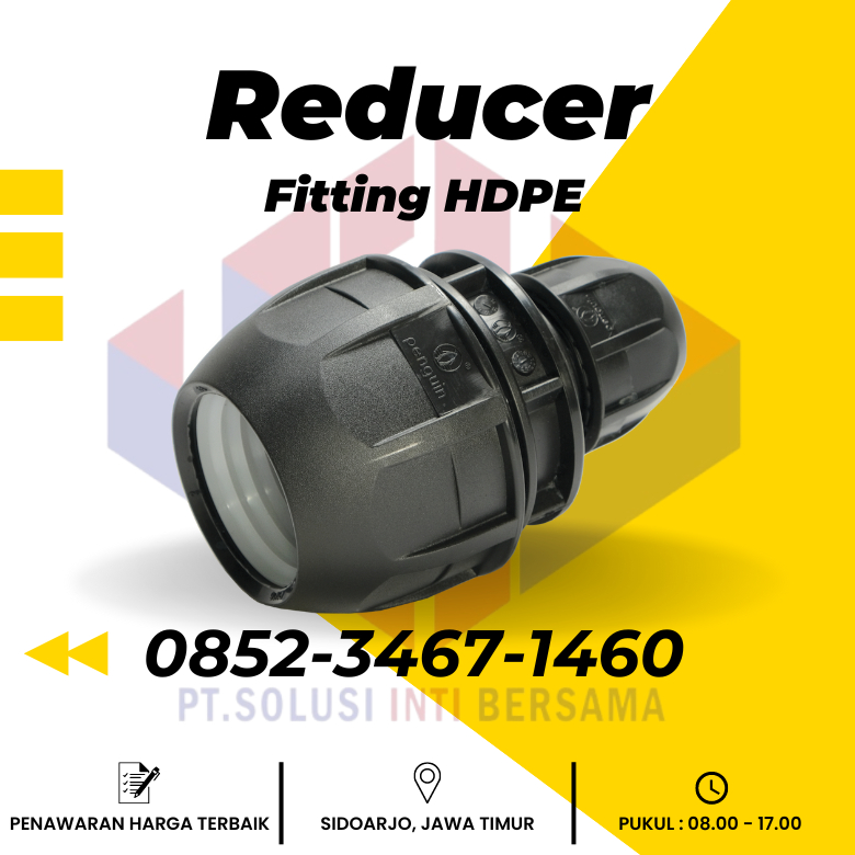 Jual Sambungan Pipa HDPE Reducer 110mm X 90mm Atau 4 X 3 Inch Fitting