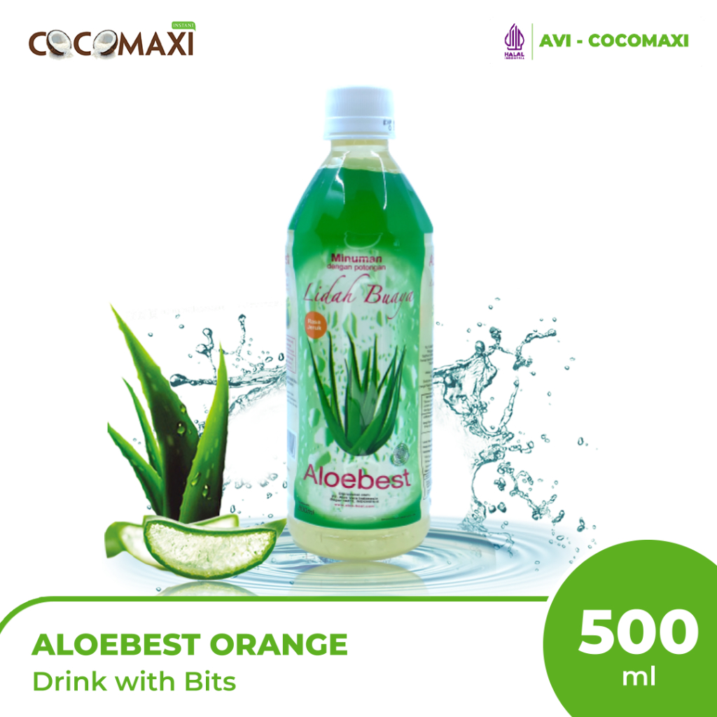 Jual COCOMAXI Aloevera Drink Aloebest Orange Minuman Lidah Buaya 500