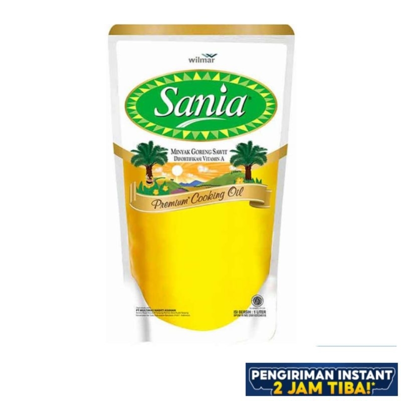 Jual Minyak Goreng Sania Cooking Oil 1 Liter Shopee Indonesia