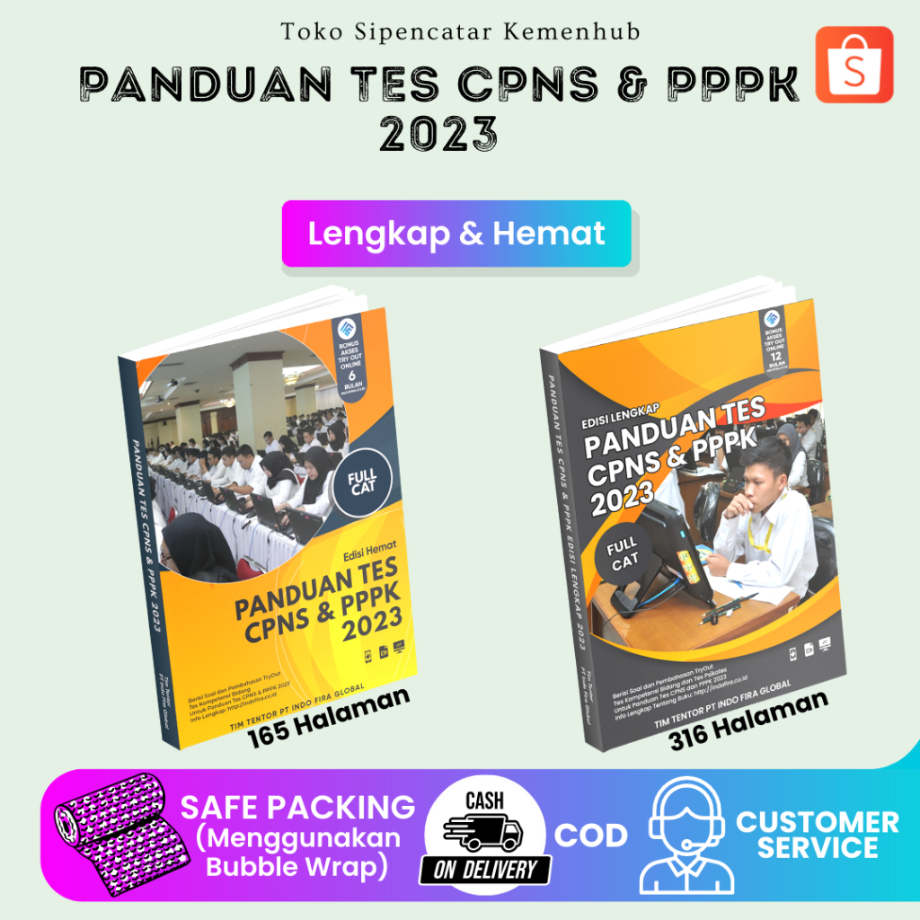 Jual Versi Terbaru CPNS PPPK 2023 Buku PANDUAN TES CPNS PPPK