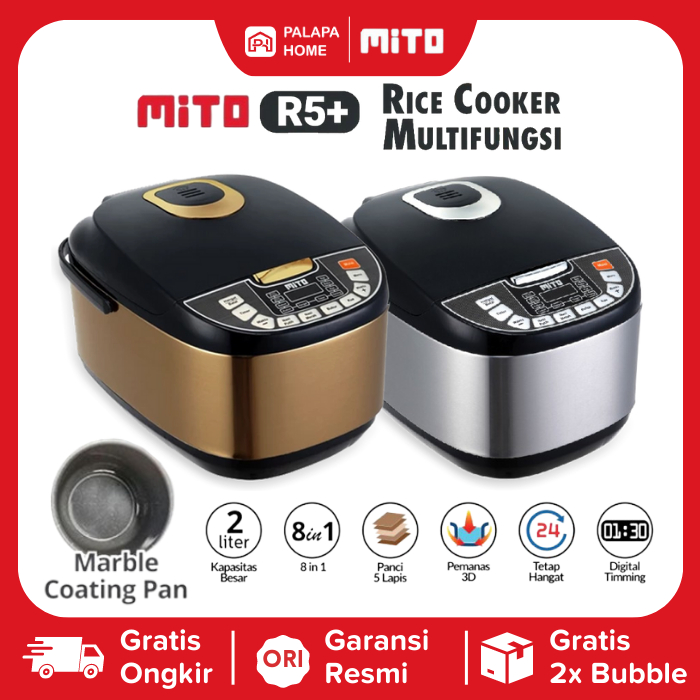 Jual Mito R5 Plus Digital Rice Cooker R5 8 In 1 Kapasitas 2 Liter