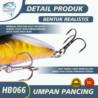 Jual Aquasea Umpan Pancing Bentuk Ikan Kecil Umpan Hb Panjang Cm