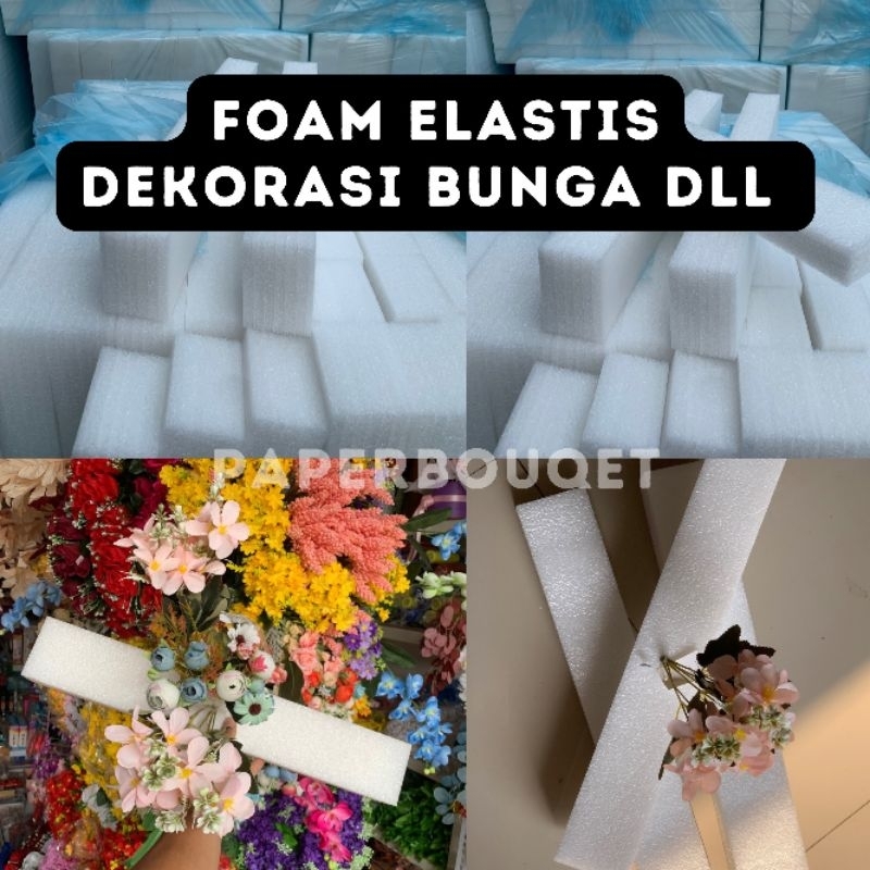 Jual Foam Elastis Busa Bunga Oasis Busa Bunga Foam Buket Dekorasi