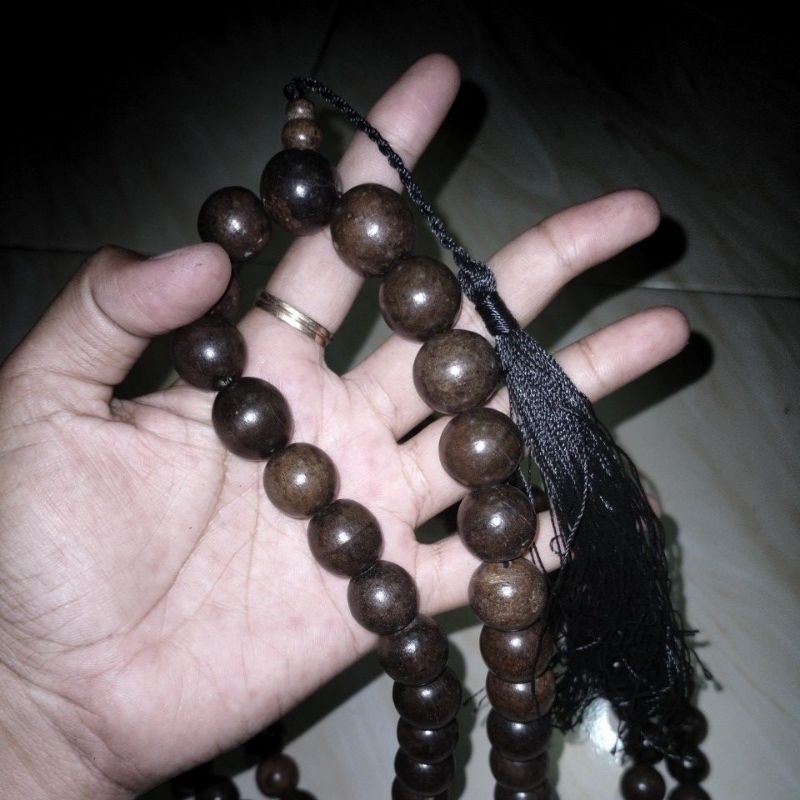 Jual Tasbih Kayu Gaharu Kalimantan Jumbo Mm Shopee Indonesia