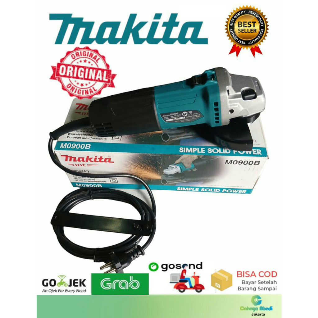 Jual Gerinda Tangan Makita Inch Angle Disc Grinder Listrik M B