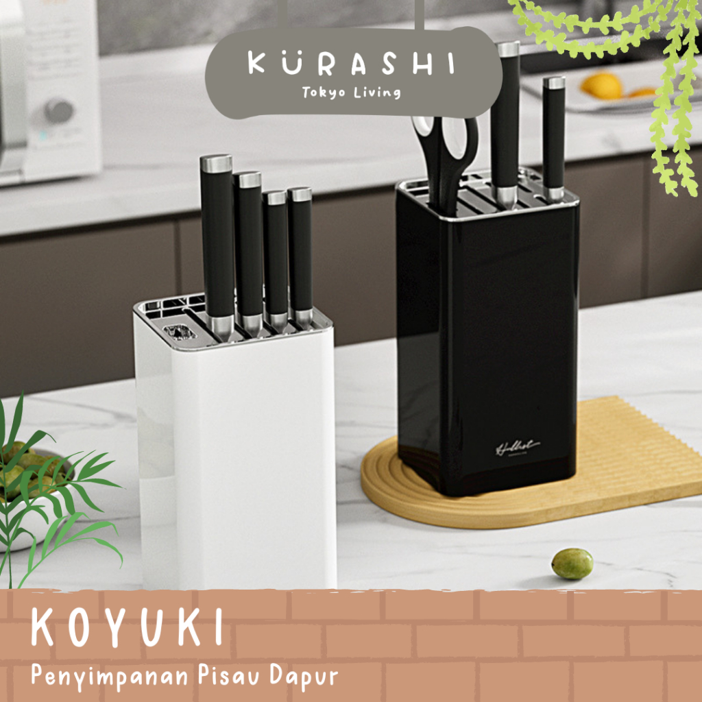 Jual Kurashikoyuki Knife Holder Pisau Nordic Style Tempat Piso Dapur