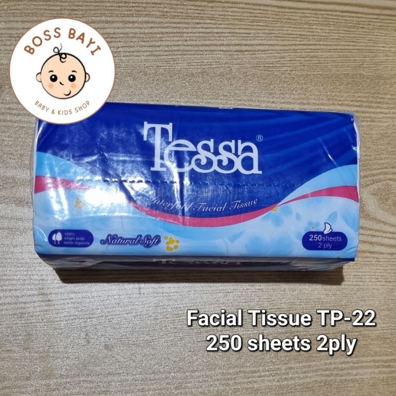 Jual Tessa Facial Tissue Natural Soft Sheets Ply Tisu Wajah