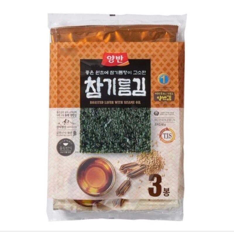 Jual Dongwon Seasoned Laver With Sasame Oil Whole Sheet Gr Shopee