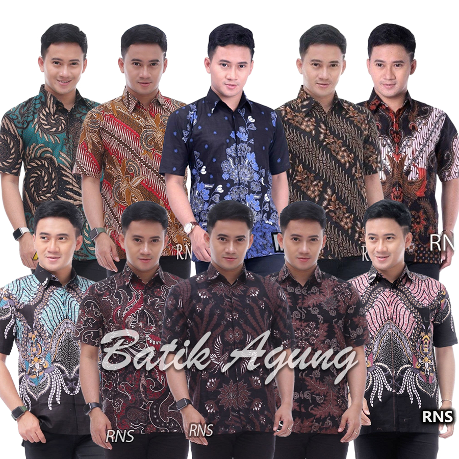 Jual Seragam Kerja Kombinasi Pdh Motif Batik Pria Keren Murah Baju