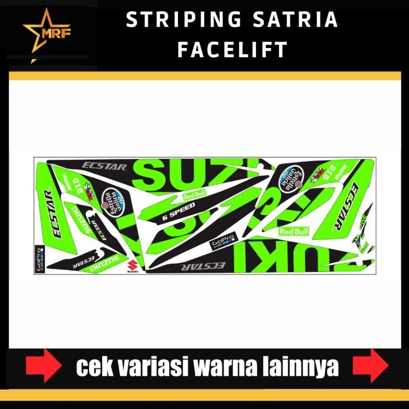 Jual Stiker Striping Lis Les Polet Body Motor Suzuki Satria Fu