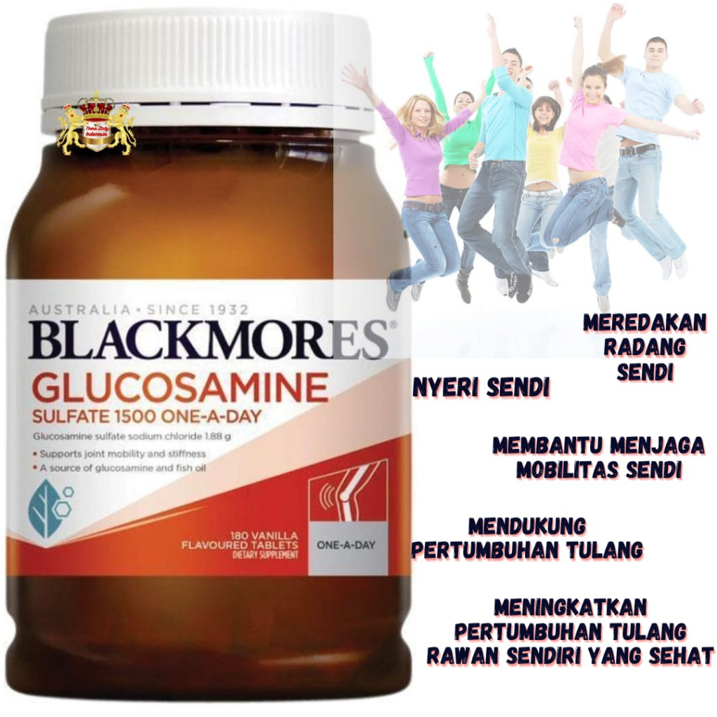 Jual Blackmores Glucosamine Sulfate 1500mg Joint Health Vitamin 180