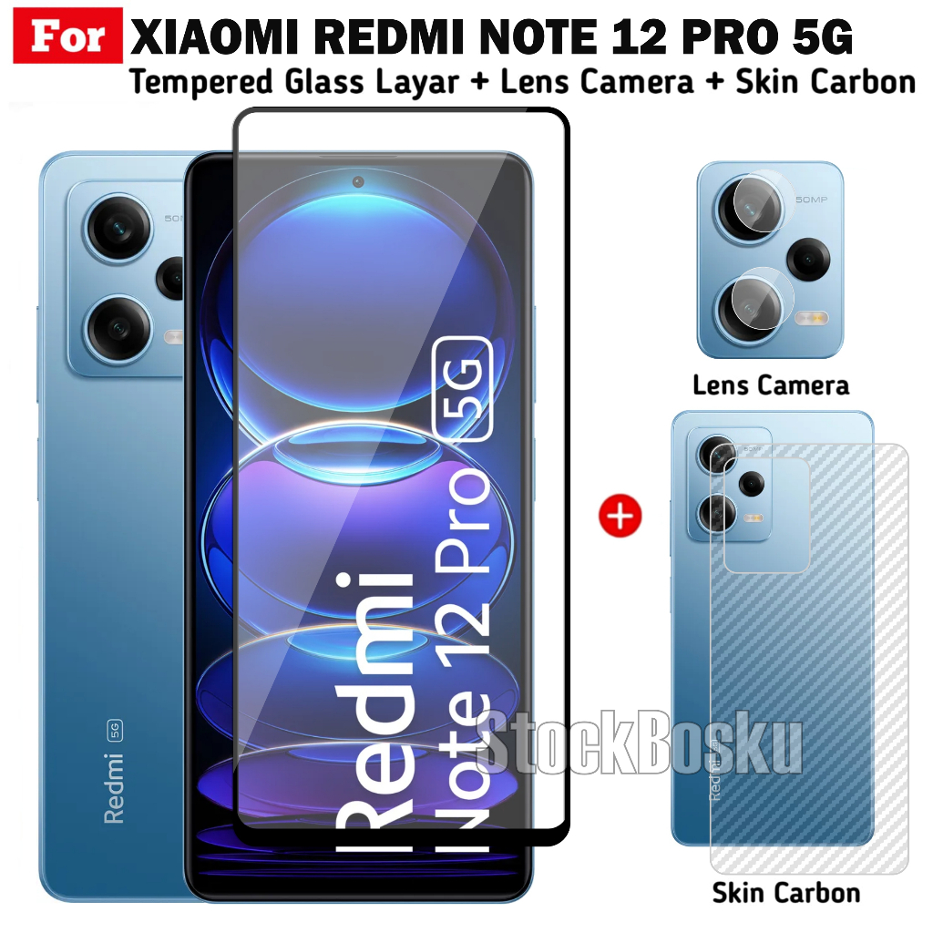 Jual Paket In Tempered Glass Redmi Note Pro G Anti Gores Full