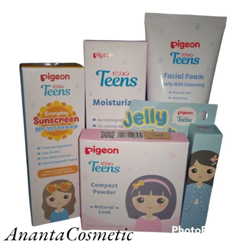 Jual PAKET 1 ISI 5 PIGEON TEENS DAILY MILD CLEANSING MOIST FOR