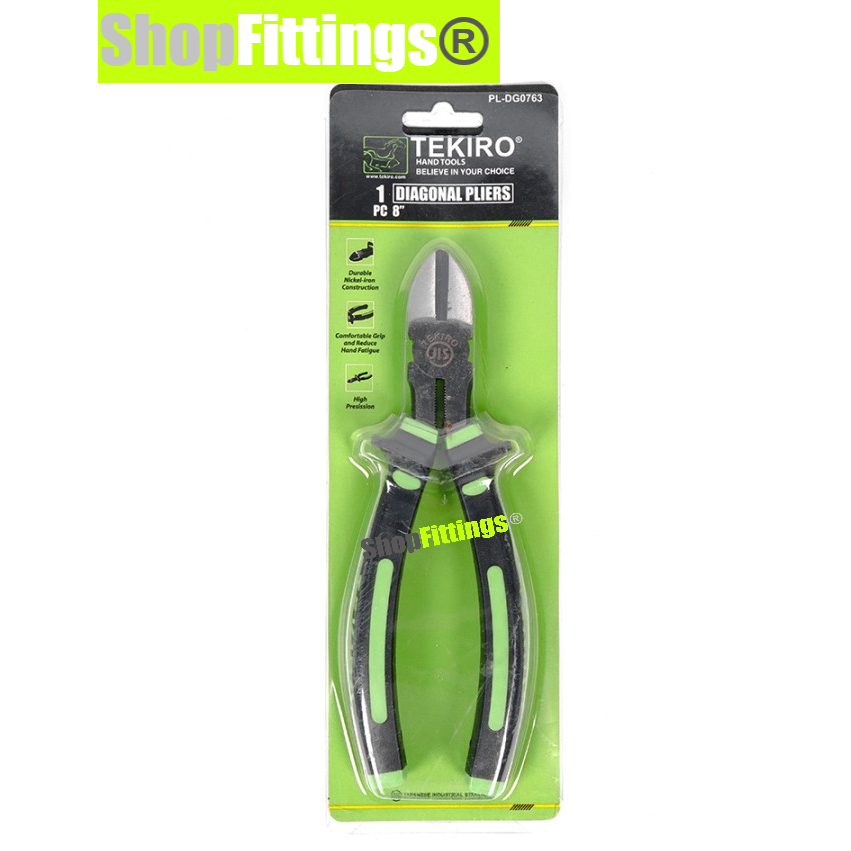 Jual TEKIRO Tang Potong Kabel Kawat 8 Inch Diagonal Cutter Pliers PL