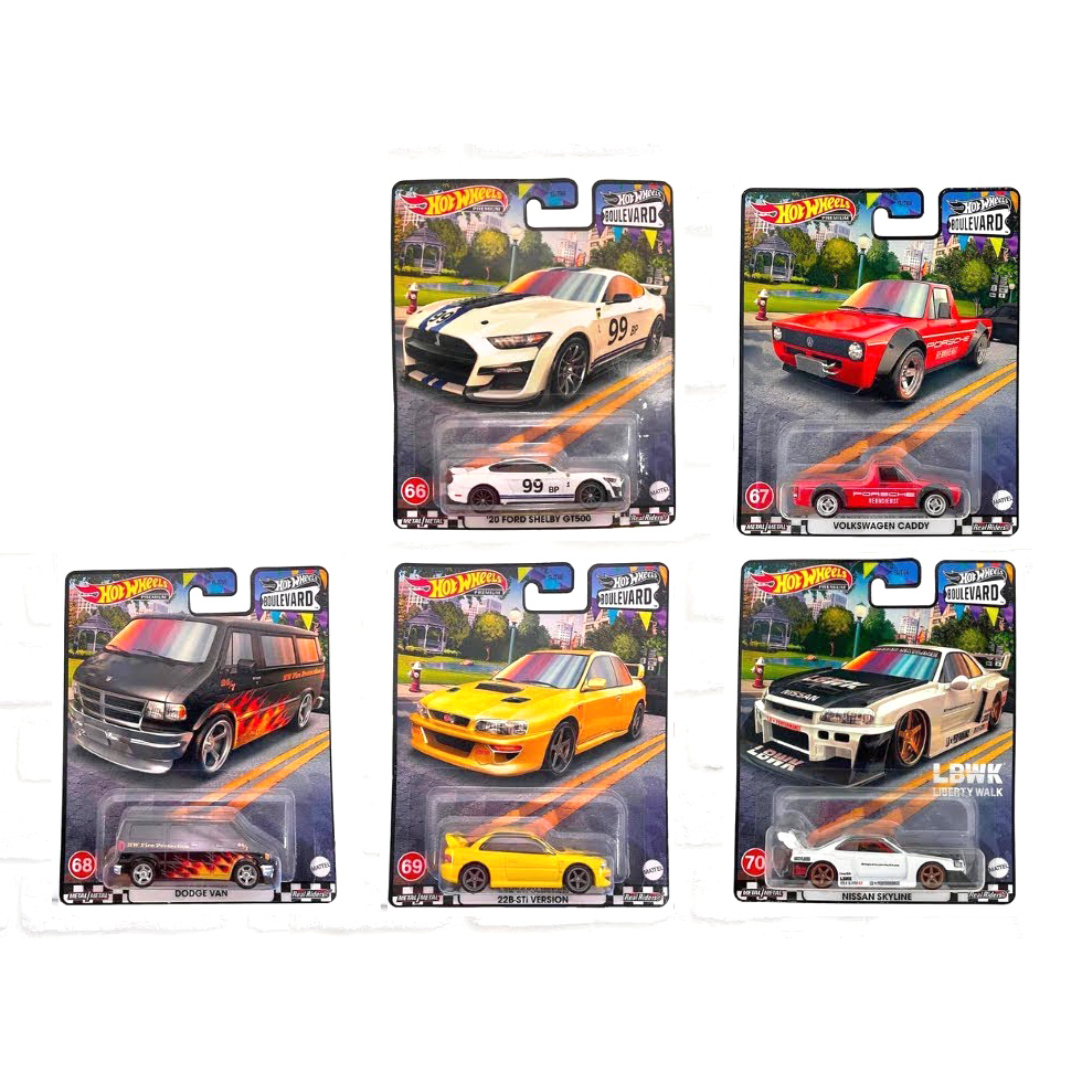 Jual Hot Wheels Premium Car Culture Boulevard Mix P 2023 SET 5 Lbwk