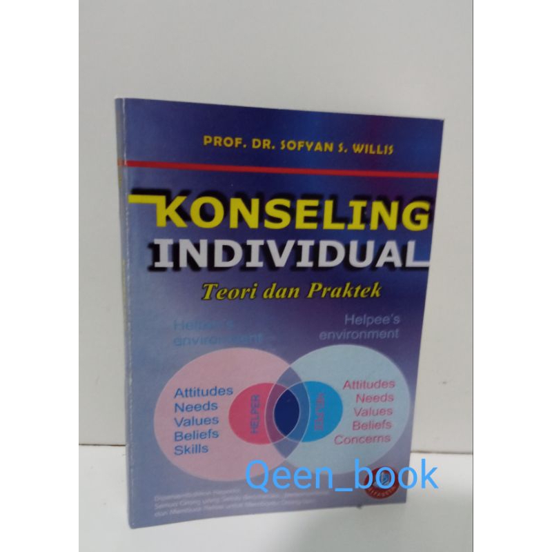 Jual Buku Konseling Individual Teori Dan Praktek Prof Dr Sofyan S