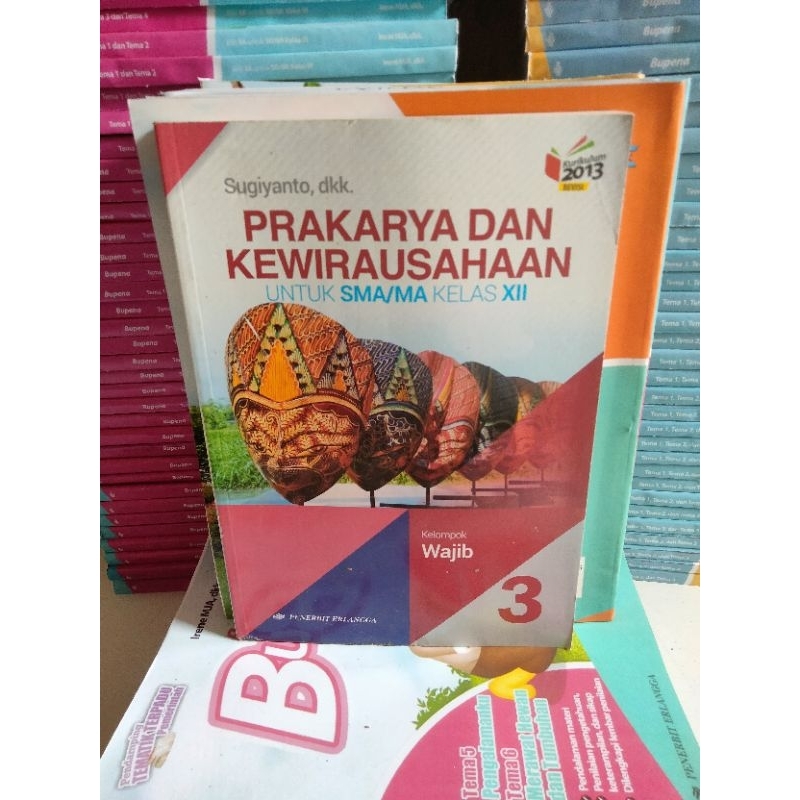 Jual BUKU PRAKARYA DAN KEWIRAUSAHAAN SMA KELAS 3 12 ERLANGGA Shopee