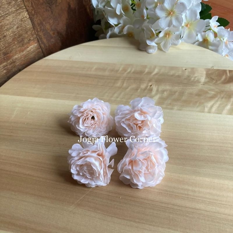 Jual Kepala Bunga Azalea Peony Hiasan Bahan Mahar Dekorasi Craft Diy