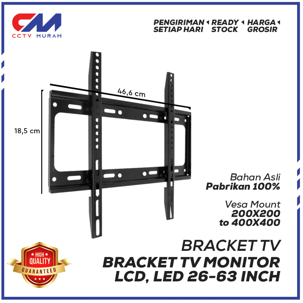 Jual Bracket Tv Monitor Lcd Led Universal Bracket Tv Inch Vesa