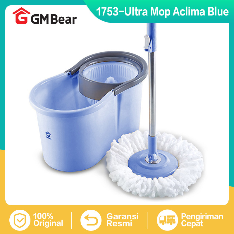 Jual Gm Bear Alat Pel Lantai Ultra Mop Aclima Spin Mop Aclima