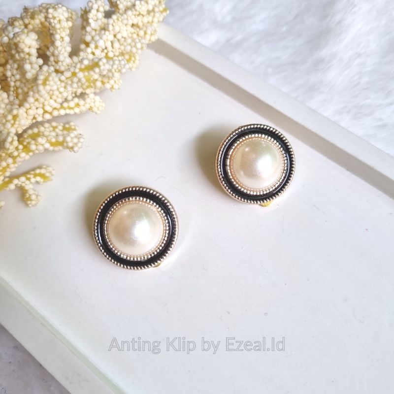 Jual Anting Hijab Klip Jepit Bunga Ala Korea Style Aksesoris Hijab