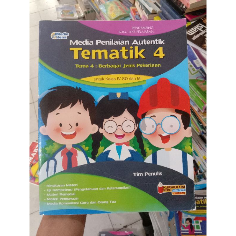 Jual Media Penilaian Autentik Tematik 4 SD Tema 4 Shopee Indonesia