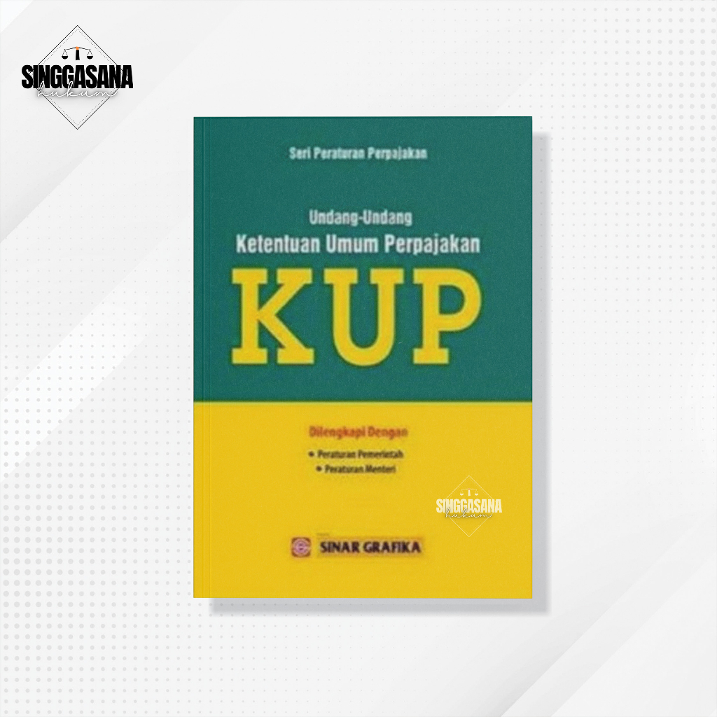 Jual Seri Peraturan Perpajakan UU KUP Ketentuan Umum Perpajakan