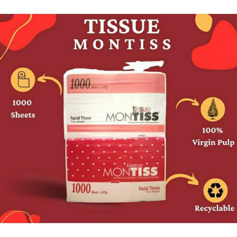 Jual Tissue Montiss Sheet Shopee Indonesia