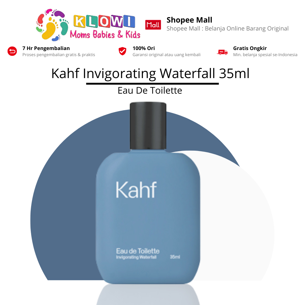 Jual Kahf Invigorating Waterfall Eau De Toilette Ml Parfum Pria