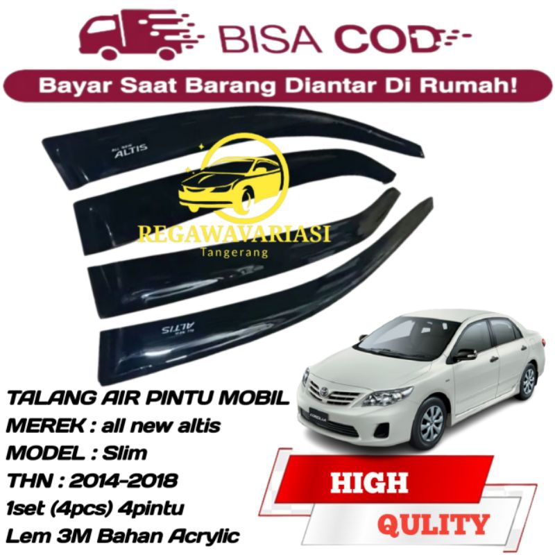 Jual Talang Air Mobil Toyota All New Altis Thn 2014 2018 Model Slim