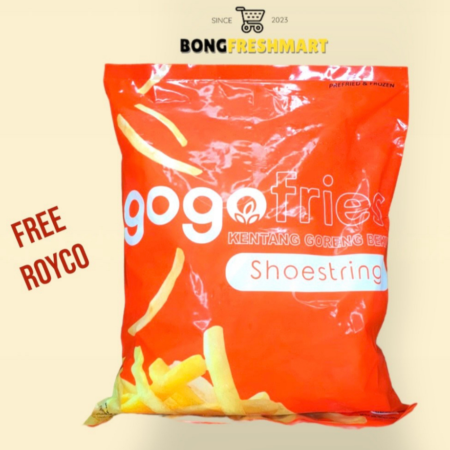 Jual Gogo Shoestring French Fries Kentang Goreng Frozen Food Kg