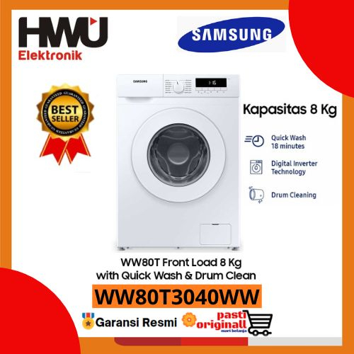 Jual Samsung Mesin Cuci Front Loading Kg Quick Wash Ww T Ww