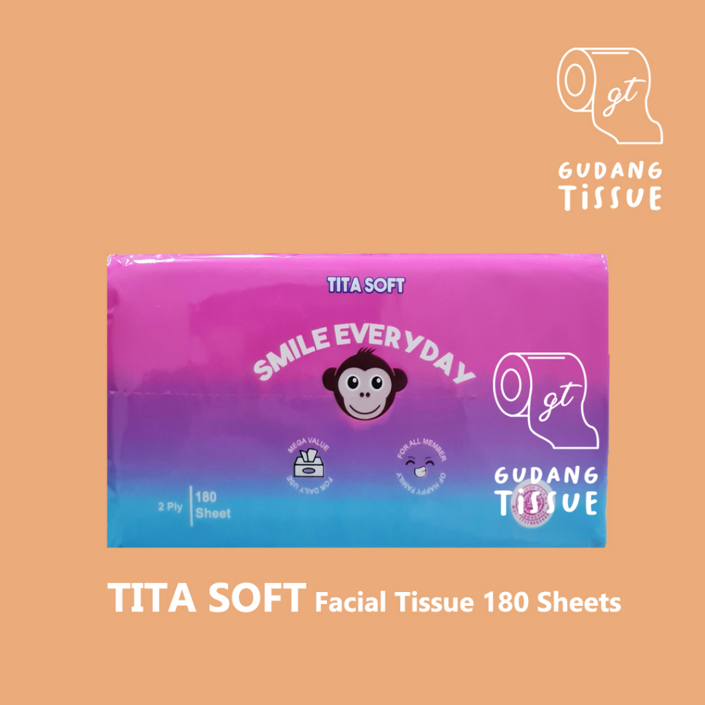 Jual Tita Soft Facial Tissue 180 Sheets Shopee Indonesia