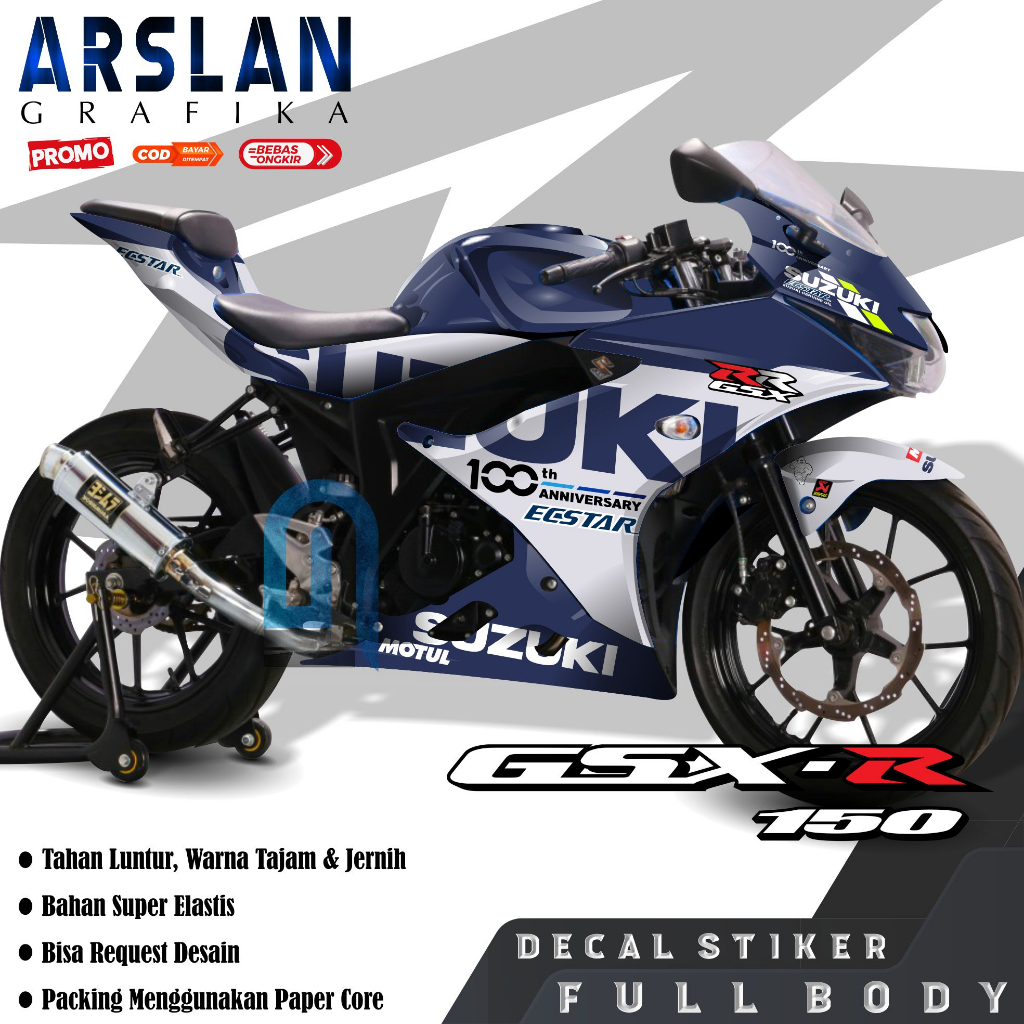 Jual TERBARU Decal SUZUKI GSX LIVERY 2021 Full Body Stiker SUZUKI GSX