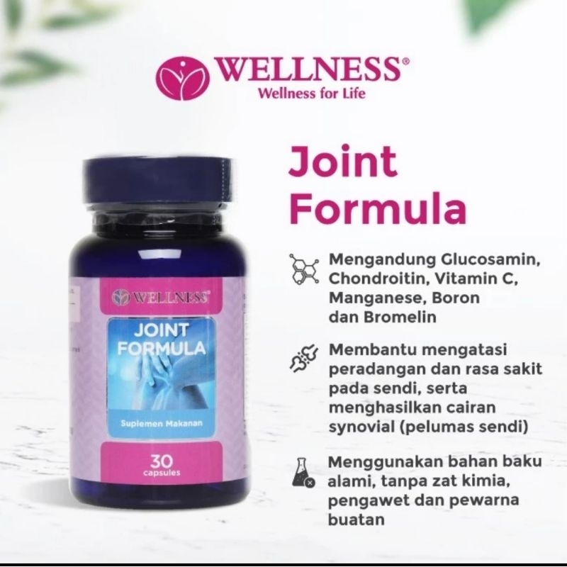 Jual Wellness Joint Formula Suplemen Glucosamine Sulfat Chondroitin