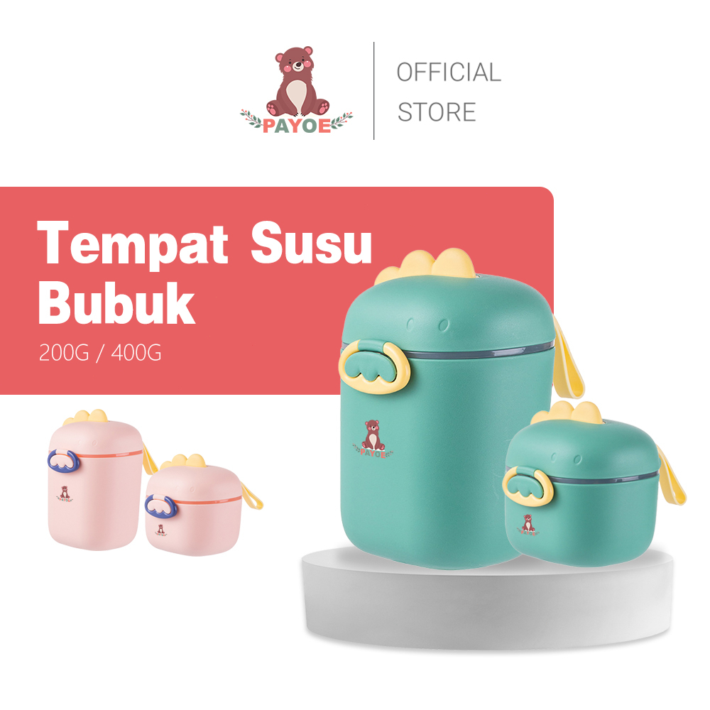 Jual PAYOE Tempat Susu Bubuk Bayi Travel Kotak Susu Bubuk Bayi Anti