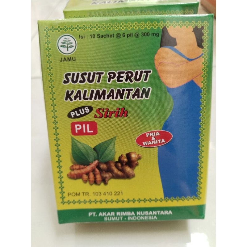 Jual Susut Perut Kalimantan Plus Sirih Pil Sachet Pil Shopee