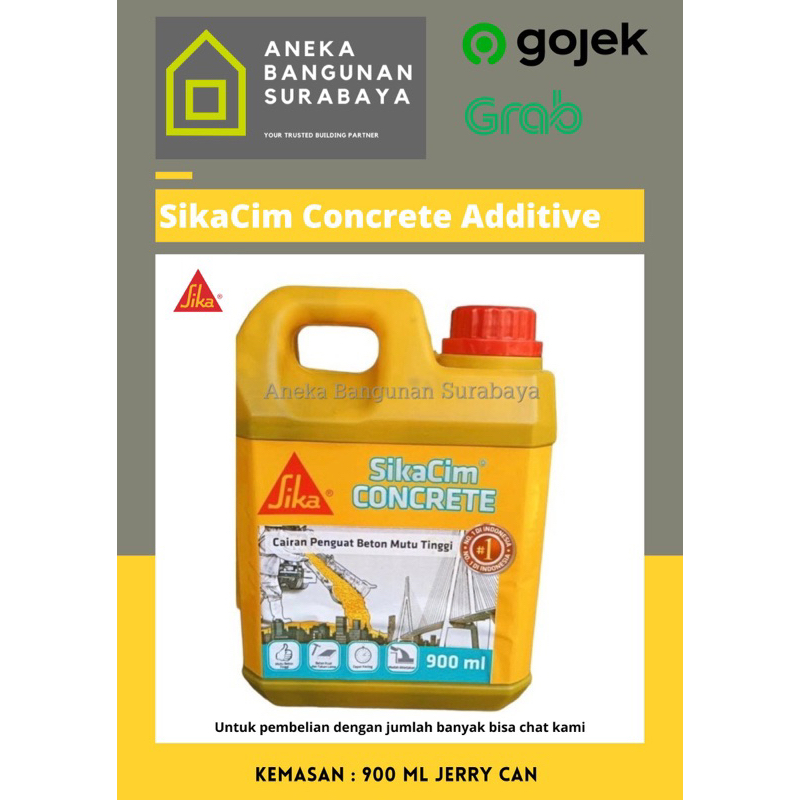 Jual Sikacim Concrete Additive 900 ML Sika Cim Concrete Pengeras