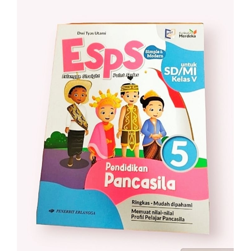 Jual Esps Pendidikan Pancasila Kelas Sd Kurikulum Merdeka Shopee