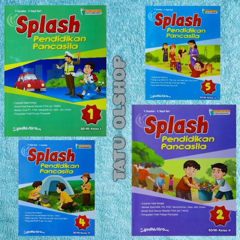 Jual Buku Kurikulum Merdeka Splash Pendidikan Pancasila Pkn Ppkn Sd