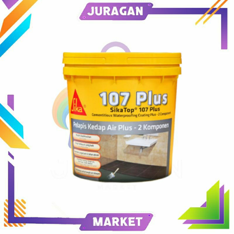 Jual SikaTop 107 Plus Pelapis Anti Bocor Dak Beton Kamar Mandi 4Kg