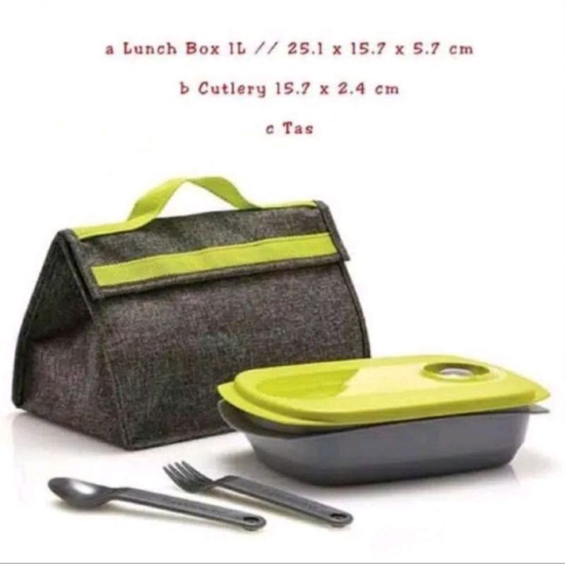 Jual Tuperware Byo Lunch Set Bekal Makan Shopee Indonesia