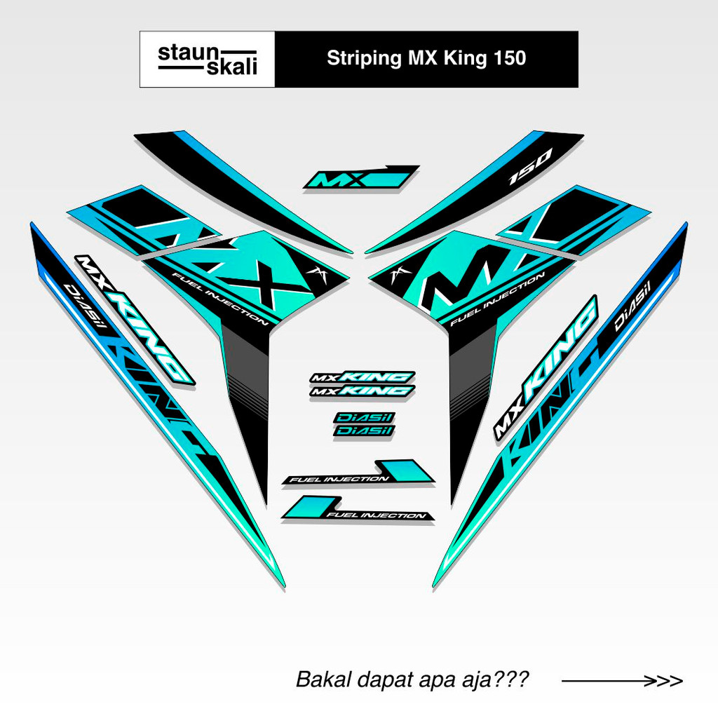 Jual Striping Mx King Y Zr Variasi Sniper Exciter Gp Malaysia