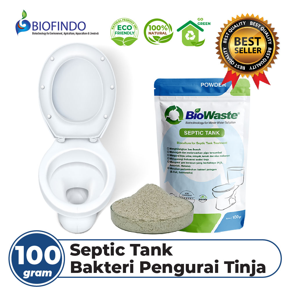 Jual Bakteri Biowaste Septic Tank Pengurai Tinja Kuras Wc Kloset