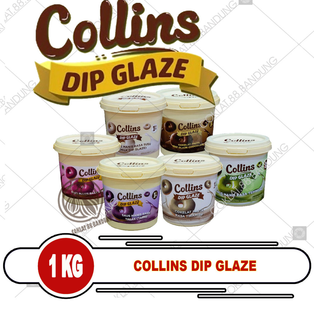 Jual COLLINS GLAZE 1KG COKELAT PASTA COLLINS CHOCO CRUNCHY 1 KG DIP