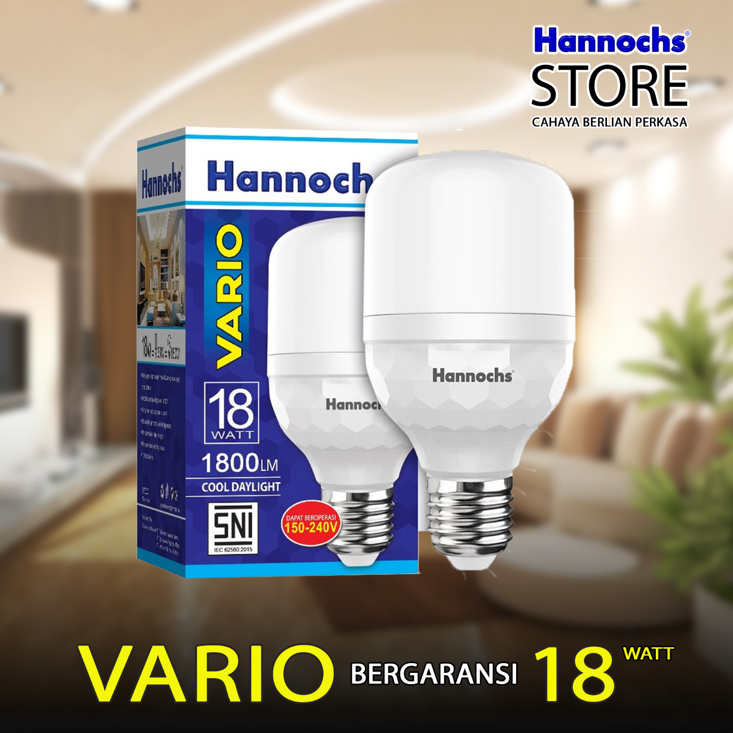 Jual LAMPU HANNOCHS VARIO 18 WATT CDL Shopee Indonesia